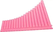 ERINGOGO Woodwind Instrument: 16 Pipe Pink Pan Flute For Students And Beginners - Traditional Chinese Musical Instrument For School And Concerts