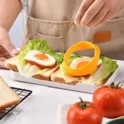 Round/Square Reversible Omelette Mould Egg Ring Egg Frying Mold Pancake Shaper