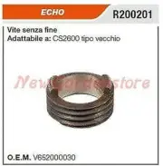 Screw Without Fine Pump Oil Echo Chainsaw CS2600 Type Old R200201