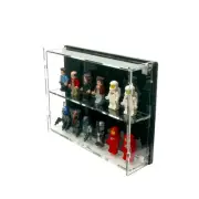 Wall-Mount Display Case for LEGO Minifigures