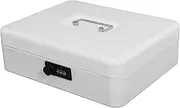 Happyyami Cash Box with Password Lock Unbreakable Piggy Bank for Adults Secure Money Saving Box Stainless Steel Design Elegant and Convenient Storage