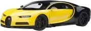 AUTOart 70994 2017 Bugatti Chiron 1:18 Jaune Molsheim Yellow / Nocturne Black