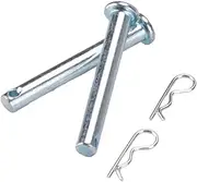 ZTTM 2 Pack Grill Lid Assembly Hardware Kit - Fits Many Genesis and Summit Grills - Four-part Assembly with Two Posts and Two Retaining Clips