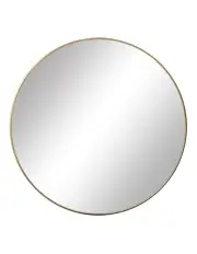 [Cooper & Co] Linda Round Wall Mirror 90cm in Gold