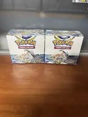 2 Pokemon TCG Sword & Shield Brilliant Stars Factory Sealed Booster Boxes!!!