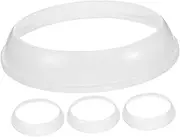 FONDOTIN 4pcs Plastic Cover for Cotton Candy Maker Indoor Sugar Floss Machine Guard Easy to Clean and Maintain Sturdy Design for Mess Prevention Floss Accessory
