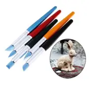 5pcs Clay Sculpting Tool Rubber Tip Brushes Shaping Carving Modeling Tools