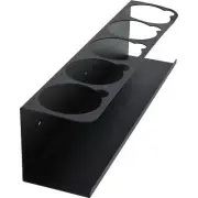 Wall Mounted Spray Can Holder 5 Holes Lubrication Can Storage Rack for Home Gara