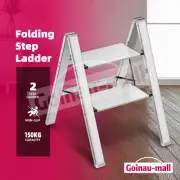 Foldable Step Stool Portable Folding Ladder Platform Stairs Household Kitchen