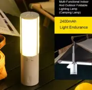 Folding Outdoor Camping Light Portable Lantern Rechargeable 3 Modes Dimmable