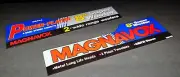 1 Set of Custom "MAGNAVOX" Speaker Sticker Decal for D8443 Boombox Ghettoblaster