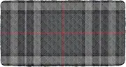 Tartan Check Plaid in Grey Toddler Portable Bed Sheet Soft&Comfortable Cot Sheet for Kids Portable Bed for Kids Baby Travel 50'' x 25'' (Sheet,Bed Not Included)