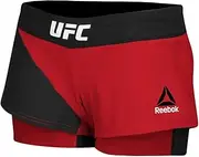Reebok UFC Crossfit Women's Red Octagon Speedwick Performance Shorts