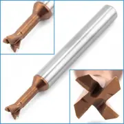 6mm Carbide Dovetail 60Degree 4 Flute End Mill HRC58 CNC Milling Cutter Bit Tool