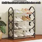 4 Layers Shoe Shelf Simple Style Shoes Organizer New Shoe Cabinet Door