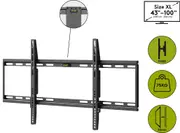 Goobay TV Wall Mount Bracket BASIC Fixed Low Profile Large 43-100 Inches