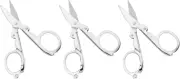 Folding Scissors Small - Fold up Travel Scissors with Stainless Steel - Pocket F