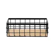 Metal Wire Storage Organizer Bin Basket, Home Kitchen Restaurant Coffee Bar S...