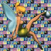 Sexy Tink Fairy Pixie BLOTTER ART perforated tabs psychedelic art