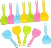 Toddmomy 12pcs Beach Sand Shovels Lightweight Digging for Summer Beach Sandbox Play and Backyard Fun Easy to Carry Diggers for Family Bonding