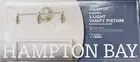HamptonBay Marsden 23.5 in. 3-Light Brushed Nickel Transitional Vanity Lights