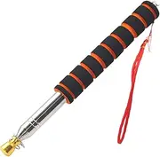 BESPORTBLE Telescopic Flag Pole Stainless Steel Outdoor Guide Flagpole with Non Slip Sponge Handle for School Events Travel and Teaching Lightweight and Wind Resistant