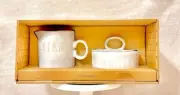 New Rae Dunn Studio Sugar & Creamer Pottery Set