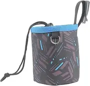 Generic Dog Treat Pouch Bag Dog Training Treat Bag Compact Multifunctional Pet Treat Bag Feed Snack Carrier for Leash Dog Training, Geometric Print