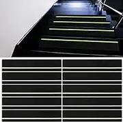 Anti Slip Strips for Decking,Non Slip Tape,Non Slip Stair Treads Outdoor,Non Slip Tape for Outdoor Steps,Wear-Resistant Anti Slip Stair Tread for Stairs Step (10 Pcs)
