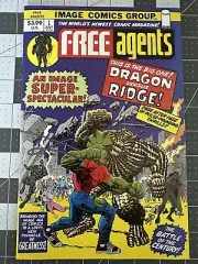 Free Agents #1 1:25 Erik Larsen | Savage Dragon Variant | Image 2024 NM