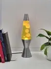 Lava Original Lamp 37CM Silver Base- Gold Sunrise/ White Wax and Gold Liquid