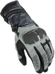 Macna Tempo 2.0 Motorcycle Gloves, black-grey, Size XL for Men Black Grey