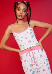 [Dolls Kill x Hello Kitty] In My Dreams Thermal Pajama Set