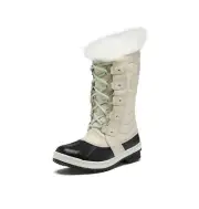 SOREL Women's Tofino ll Waterproof Insulated Winter Boots, Fawn/Sea Sprite, 8 US