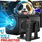 Smart Projector 4K HD LED 1080P Portable Home Theater 18000 Lumen WiFi Bluetooth