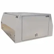 Renegade RIFAC2400-1MR - 2400mm 3 Door 4PLS Flat 2.5mm Aluminium Extra Tall Ute Canopy