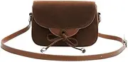 [CJLWSLCO] Casual Suede Crossbody Bags For Women Retro Square Handbag Small Saddle Bag Slouchy Satchel Bag Suede Purses Fall Winter Shoulder bag fashion ladies retro crossbody bag Travel Tote Bag