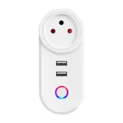 Israel Plug Tuya Home 16A WiFi Plug Socket USB Outlet Timing Voice9039