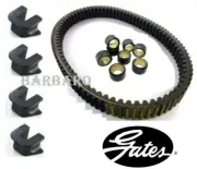 Original Gates Belt + 8 Rollers 15 gr. + Sliders Yamaha Majesty 400 2011 2012