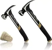 Elite Carpentry Hammer Combo: 20oz Nailing & 22oz Framing with Grip