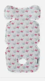 Bebenuvo 3D Air Mesh Premium Cool Seat Liner For Stroller & Carseat Whale Family