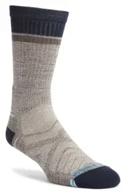 Smartwool Hike Light Cushioning Winding Trail Merino Wool Blend Crew Socks