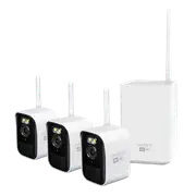 Swann MaxRanger4K™ Mini Long-Range Wireless Security System with 3 Cameras | SWNVK-MRMINISD3