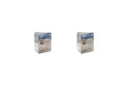 2PK White Magic Shower Floor Mat Large Fast Drying Non-Slip Rug Latte 100x40cm