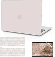 Anban Compatible with MacBook Pro 13 inch Case 2025 2024 2023 M2, 2022-2016 M1 A2338 A2251 A2289 A2159 A1989 A1708 A1706, Plastic Laptop Hard Shell Case +Keyboard Cover +Screen Protector, Rock Gray