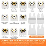 22Pcs Rigid Oscillating Multitool Scraper Blade 2inch Oscillating Tool._
