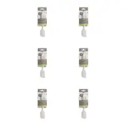 6PK Topchef Compact Non Stick Mini Silicone Spatula Flexible Scrapper White