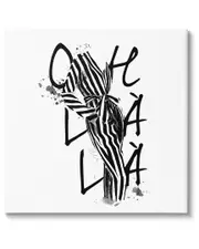 Modern Glam Ooh La La Canvas Wall Art by Alison Petrie