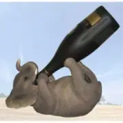 Elephant Wine Bottle Holder collectible