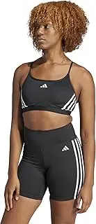 [adidas] Performance Aeroreact 3-Stripes Women's Light-Support Training Bra